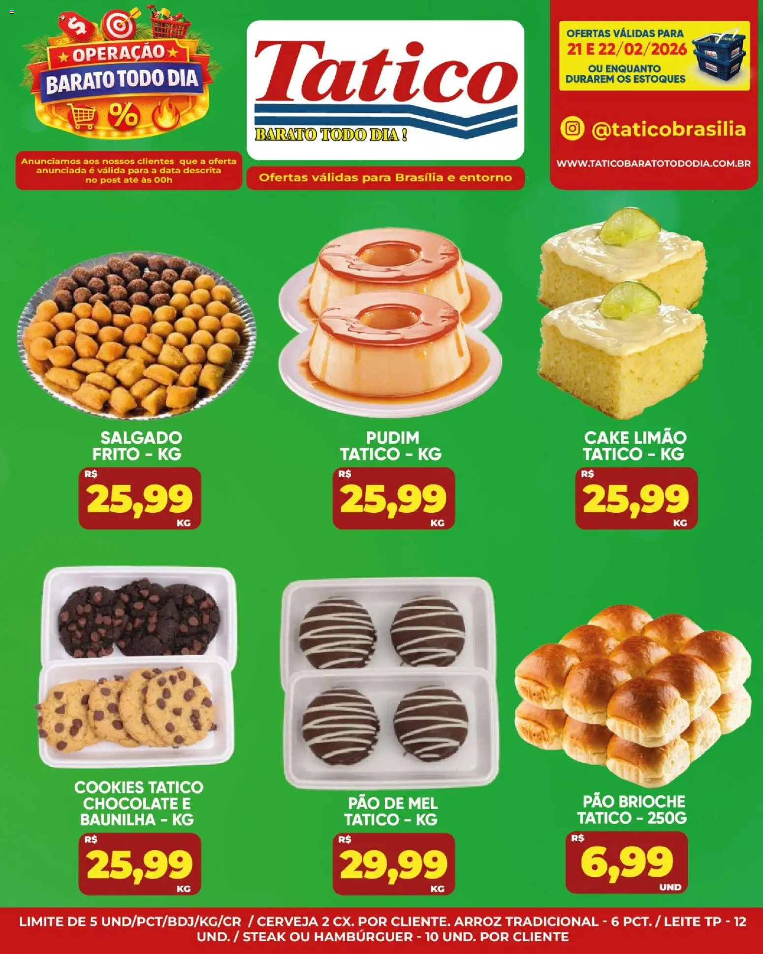 Tatico Folheto - válido de 23.02.2026 | Página: 29 | Produtos: Leite, Cerveja, Arroz, Hambúrguer