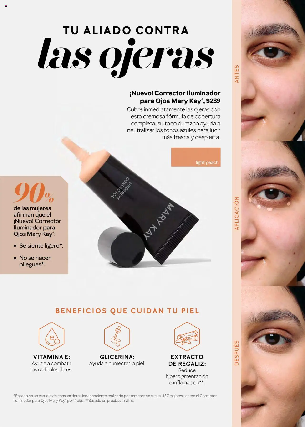 Nuevas ofertas de Mary Kay válidas en toda la República Mexicana desde el 01.07.2025. ¡Encuentra las mejores ofertas en Mary Kay catálogo! | Página: 2 | Productos: Durazno, Iluminador, Corrector