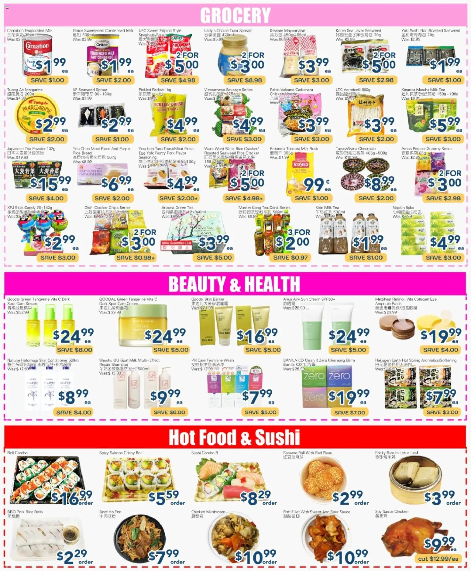 Oceans flyer valid from 13.03.2026 | Page: 3 | Products: Fish, Bread, Chicken, Pork