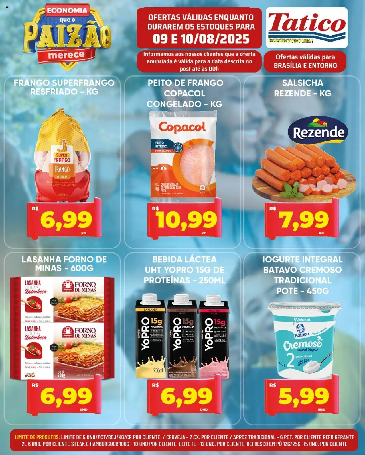Tatico Folheto - válido de 09.08.2025 | Página: 9 | Produtos: Forno, Chocolate, Arroz, Refrigerante