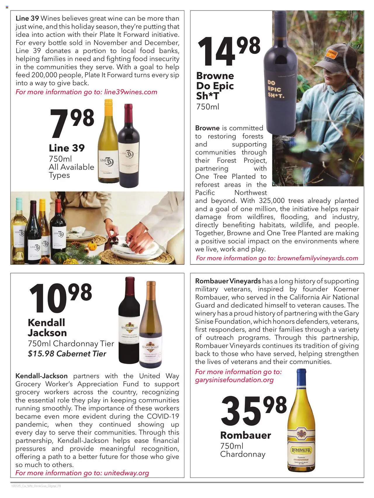 Cash Wise Drink Up, Give Back - valid from 01.10.2025 | Page: 8 | Products: Wine