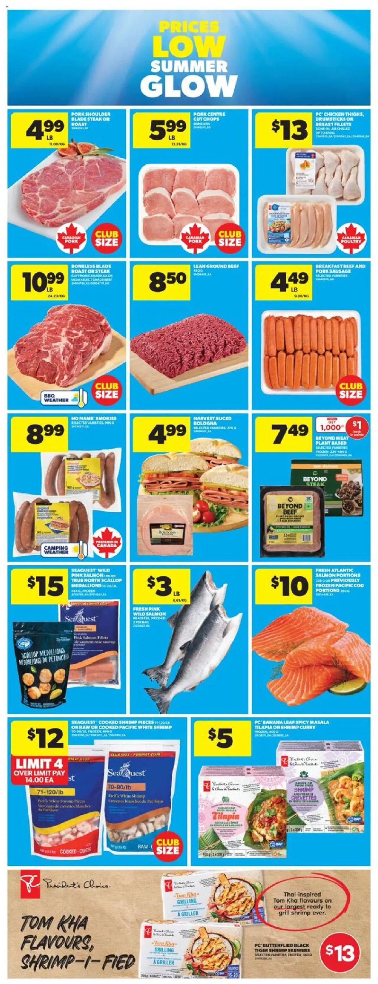 Real Canadian Superstore flyer valid from 14.08.2025 | Page: 15 | Products: Beef, PC, Grill, Pork