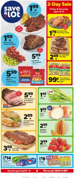 Preview of Save a Lot weekly ads valid from 08.04.2026