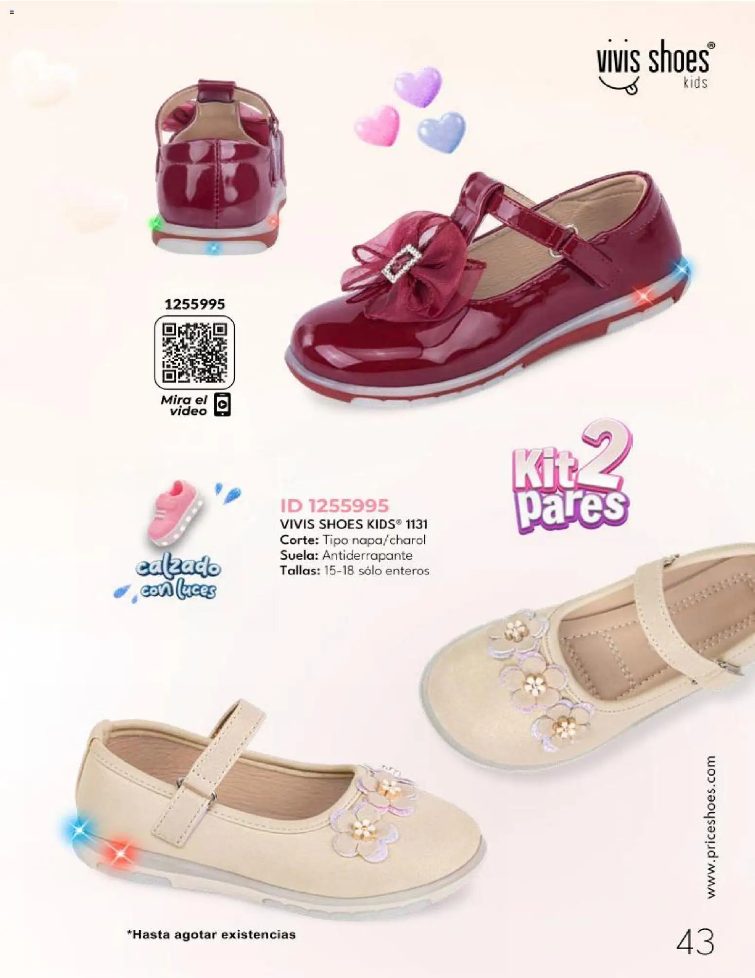 Nuevas ofertas de Price Shoes válidas en toda la República Mexicana desde el 06.12.2025. ¡Encuentra las mejores ofertas en Price Shoes catálogo Bebés! | Página: 43 | Productos: Video