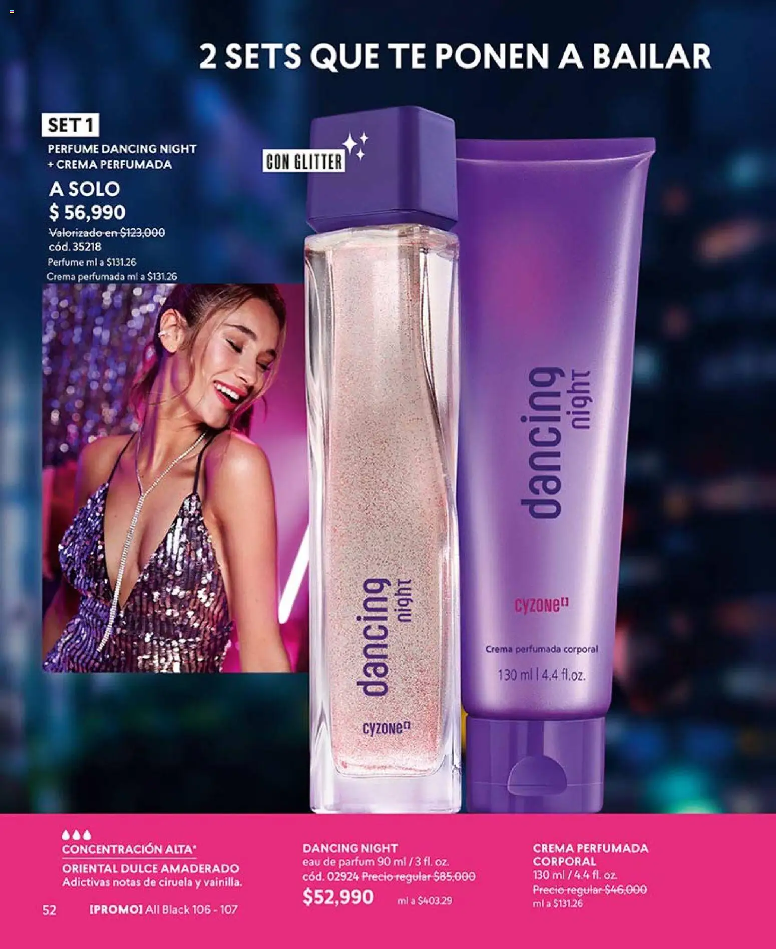 CyZone revista - valida desde el 03.04.2026 | Página: 52 | Productos: Té, Crema, Glitter, Perfume