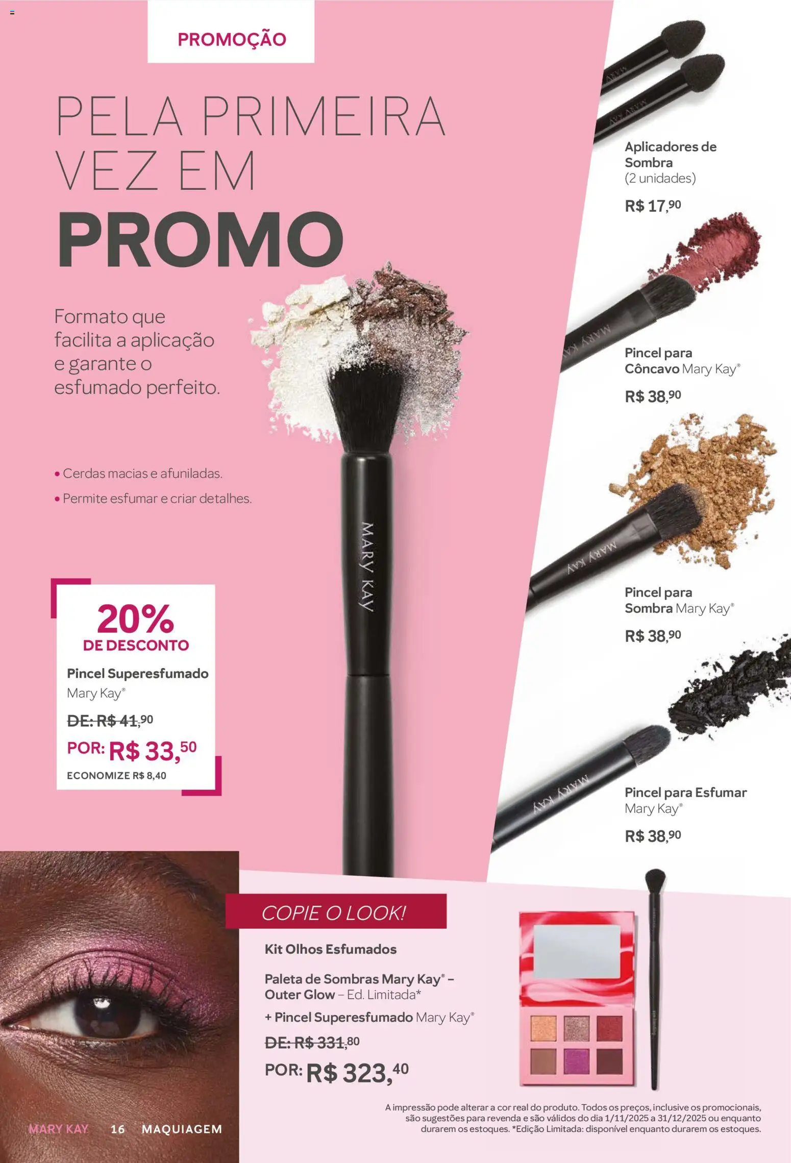 Mary Kay Folheto - válido de 01.11.2025 | Página: 16 | Produtos: Maquiagem, Pincel