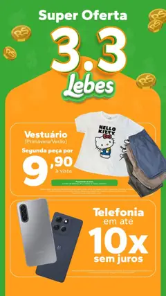 Lebes - Ofertas atuais - Pré-Visualização do folheto da loja Lebes, válido de 03.03.2026