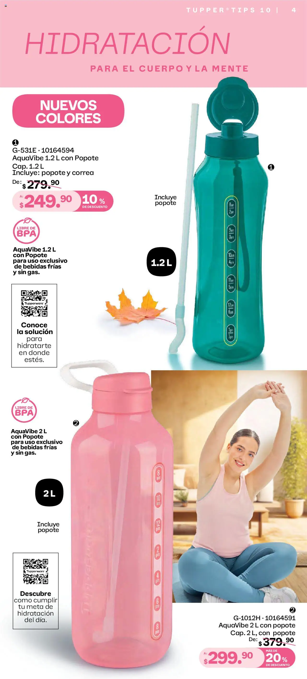 Nuevas ofertas de Tupperware válidas en toda la República Mexicana desde el 08.09.2025. ¡Encuentra las mejores ofertas en Tupperware - Catálogo! | Página: 4 | Productos: Tupper