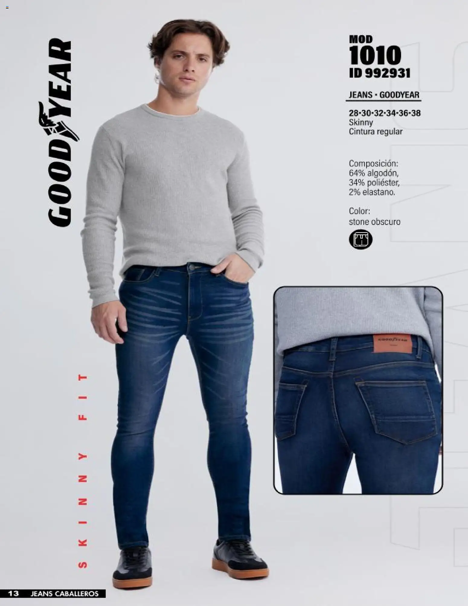 Nuevas ofertas de Price Shoes válidas en toda la República Mexicana desde el 12.11.2025. ¡Encuentra las mejores ofertas en Price Shoes catálogo Jeans Caballeros! | Página: 13