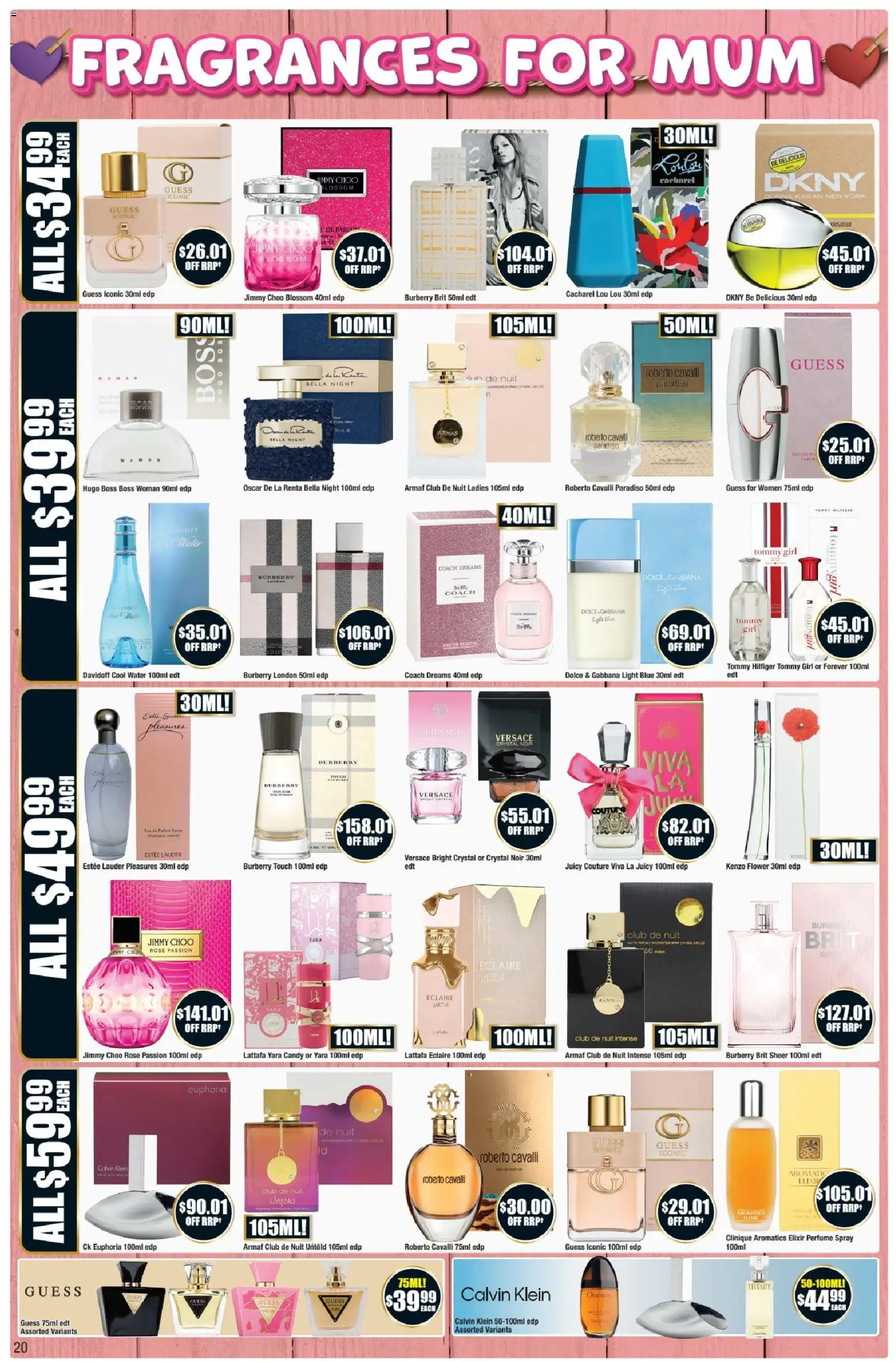 Chemist Warehouse catalogue - valid from 23.04.2026 | Page: 20 | Products: Perfume, Light, Water
