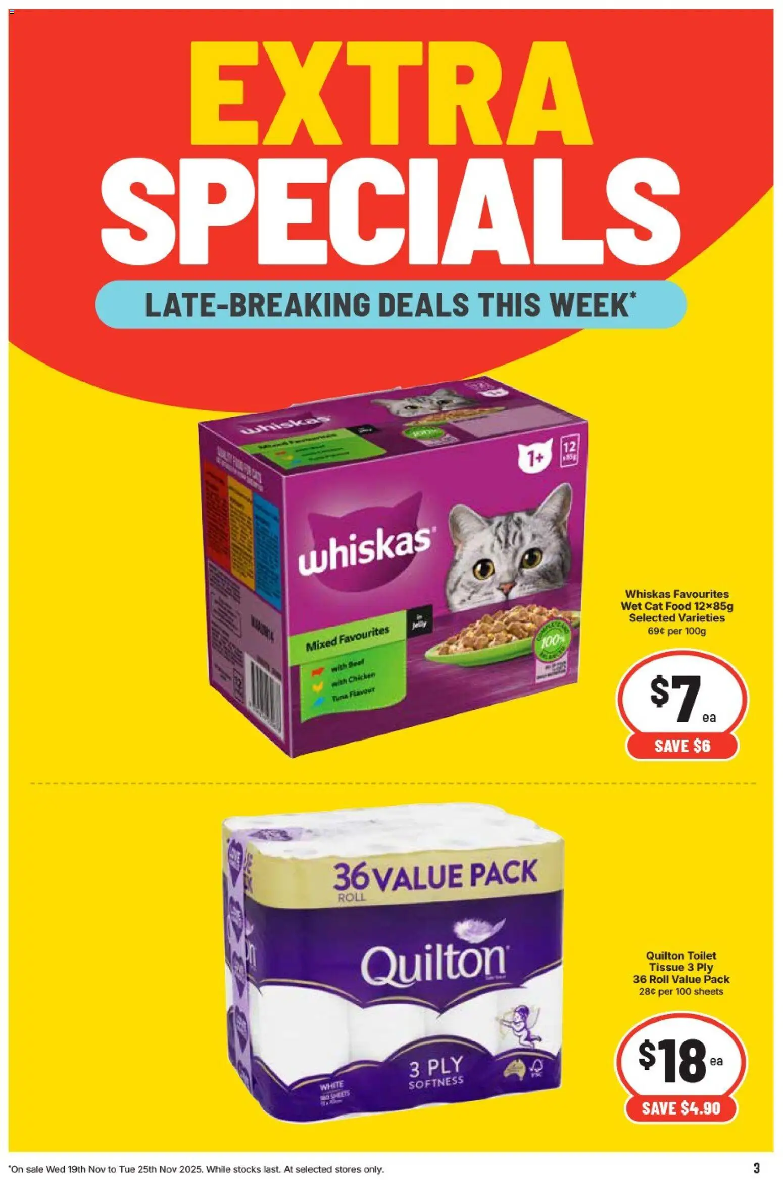 IGA catalogue - valid from 19.11.2025 | Page: 4 | Products: Energy drink, Coffee, Chips, Salt