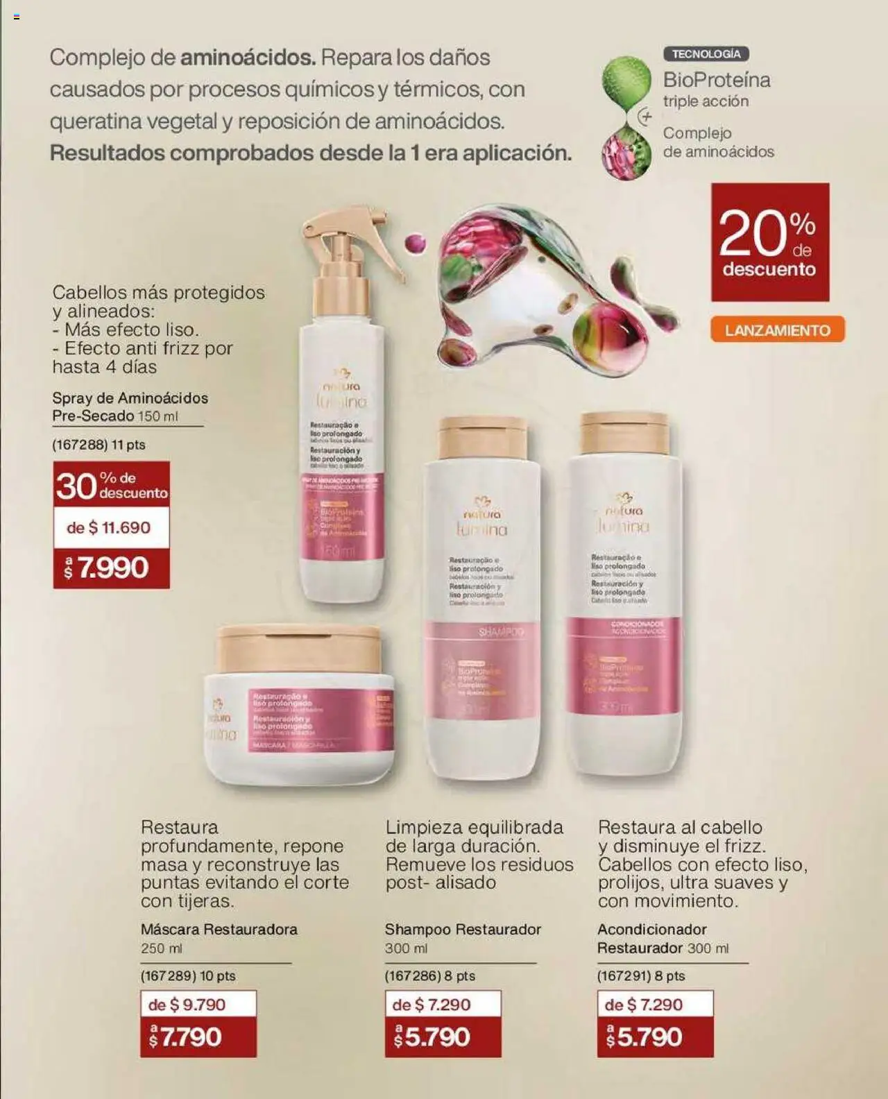 Natura catálogo │ válido desde el 08.07.2025 | Página: 120 | Productos: Máscara, Acondicionador, Shampoo