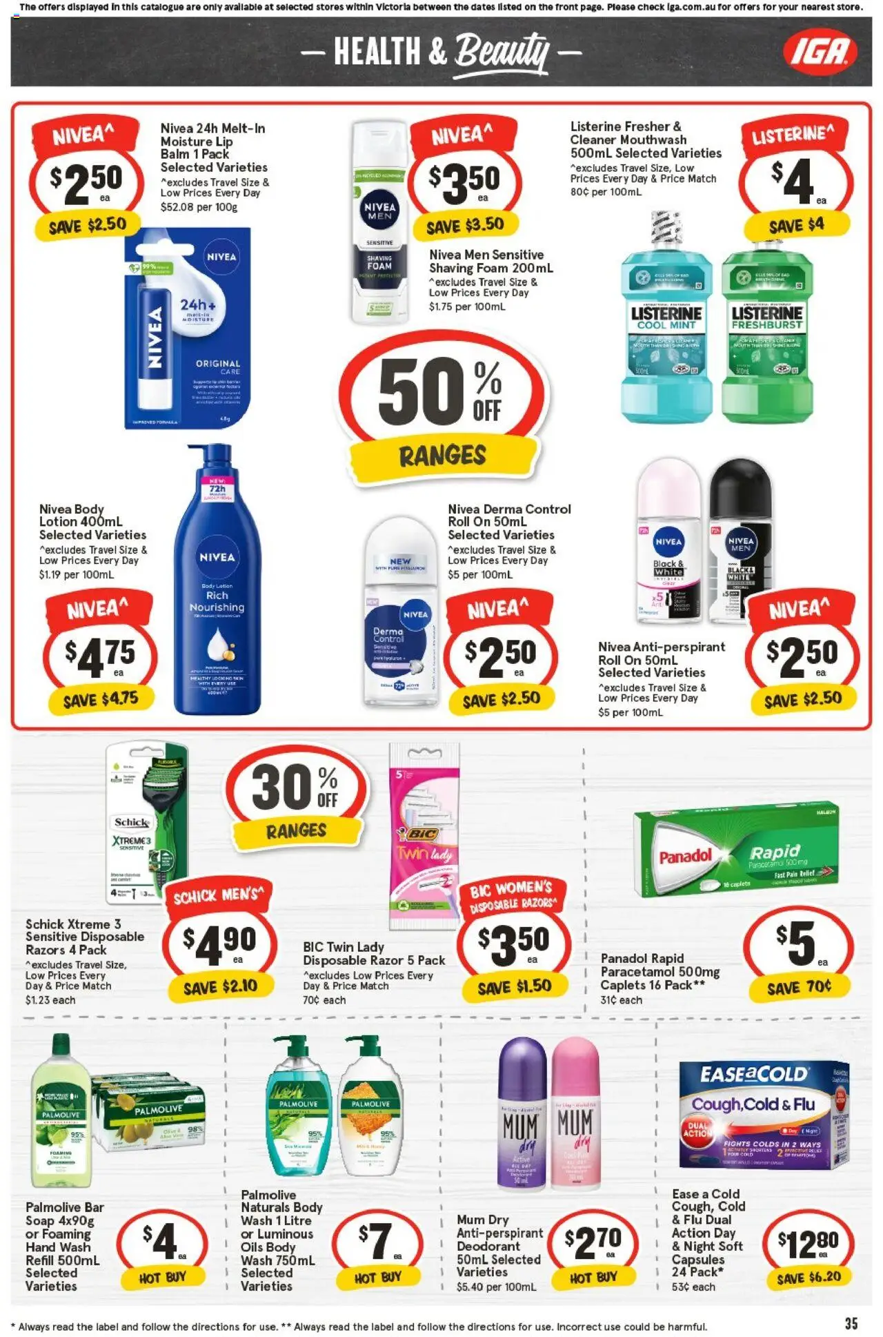 IGA catalogue - valid from 15.10.2025 | Page: 34 | Products: Plant, Cream, Gloves, Laundry