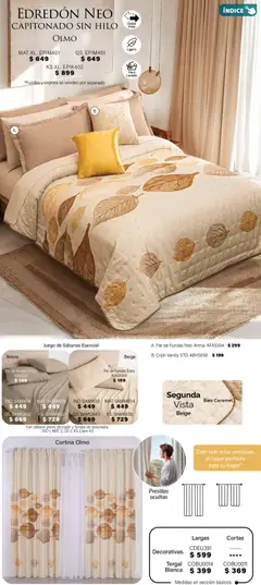 Vista previa de Colchas Concord Buen Fin, nuevo folleto de la tienda, válido en México a partir del 01.11.2025 | Página: 50 | Productos: Juego, Almohada, Sabanas