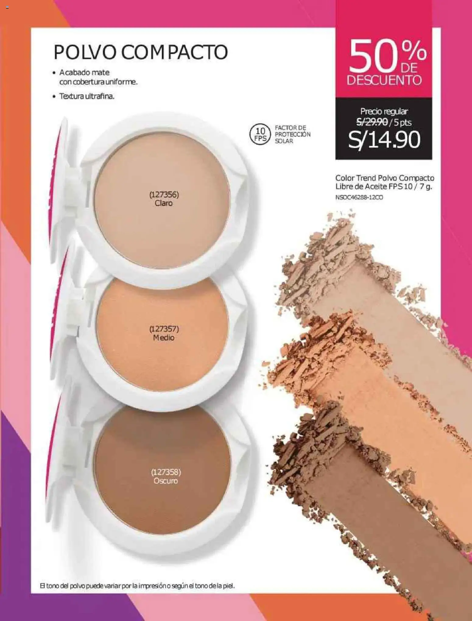 Catálogo Avon válido desde 12.10.2025 | Página: 21 | Productos: Aceite, Polvo