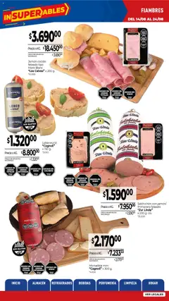 La Anonima - Insuperables - z5 │ válido desde el 14.08.2025 | Página: 4 | Productos: Jamón cocido, Salchicha, Jamón, Planta