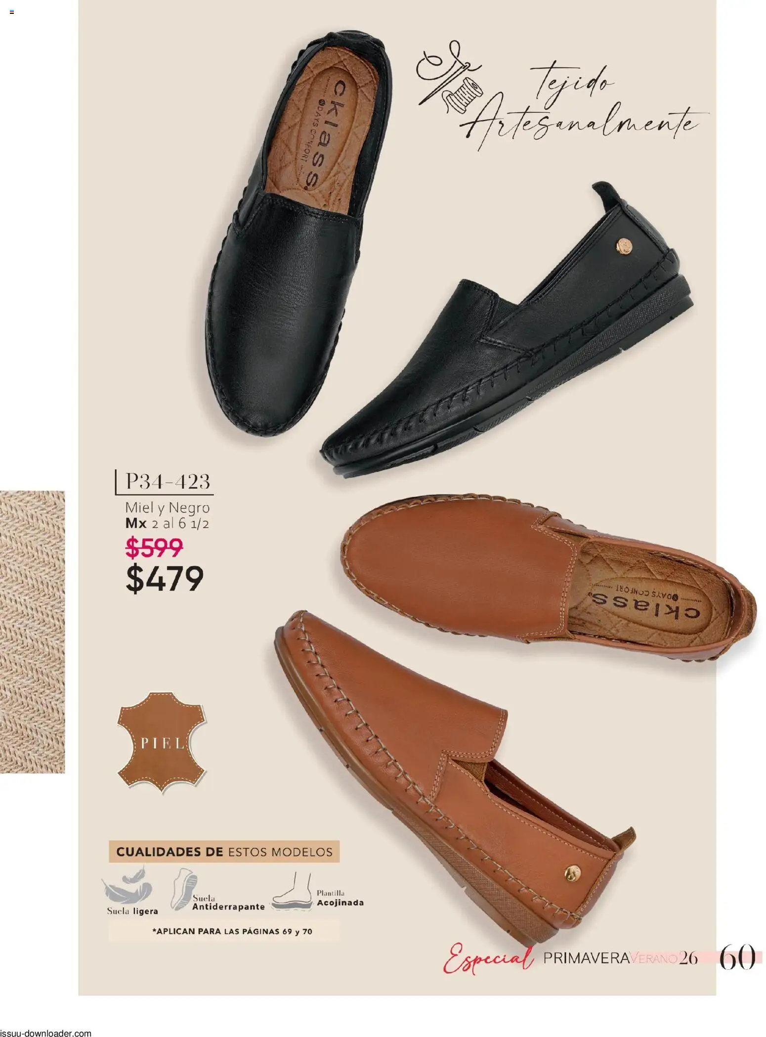 Nuevas ofertas de Cklass válidas en toda la República Mexicana desde el 26.01.2026. ¡Encuentra las mejores ofertas en Cklass catálogo Especial Calzado! | Página: 61