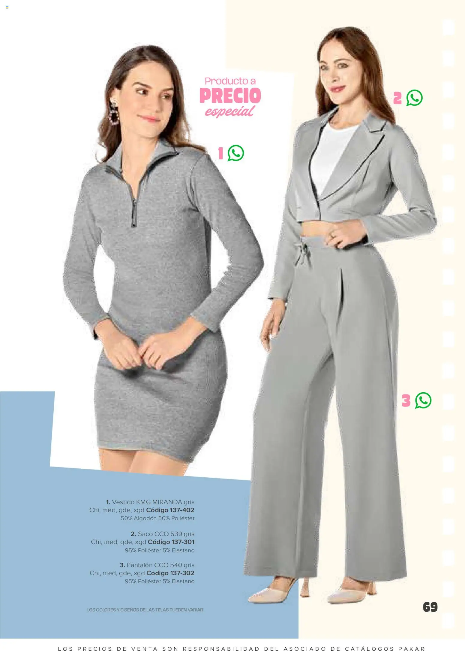 Nuevas ofertas de SC Pakar válidas en toda la República Mexicana desde el 30.01.2026. ¡Encuentra las mejores ofertas en SC Pakar catálogo Ropa! | Página: 69 | Productos: Algodón, Vestido