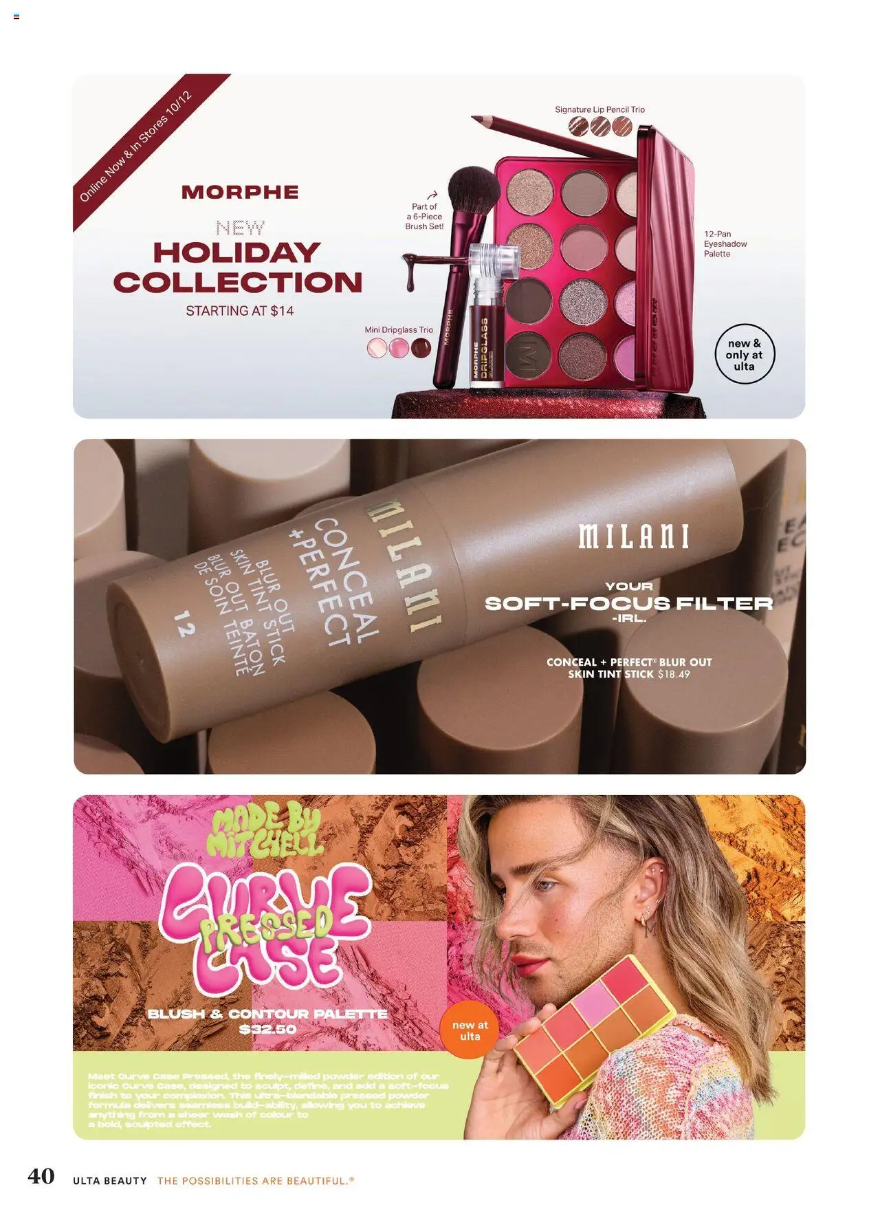 Ulta Beauty Weekly Ad - valid from 05.10.2025 | Page: 40 | Products: Pencil, Blush, Brush, Case