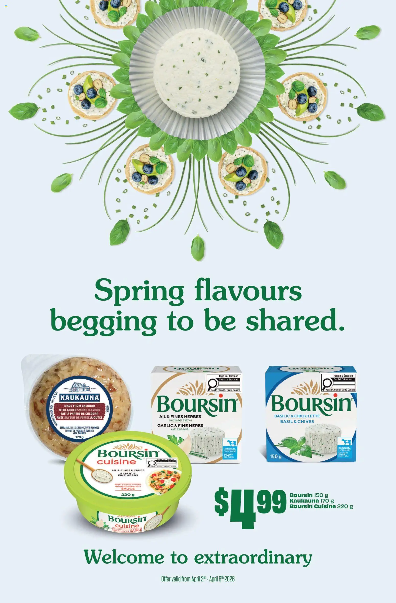 FreshCo flyer valid from 02.04.2026 | Page: 13 | Products: Milk, Cheese