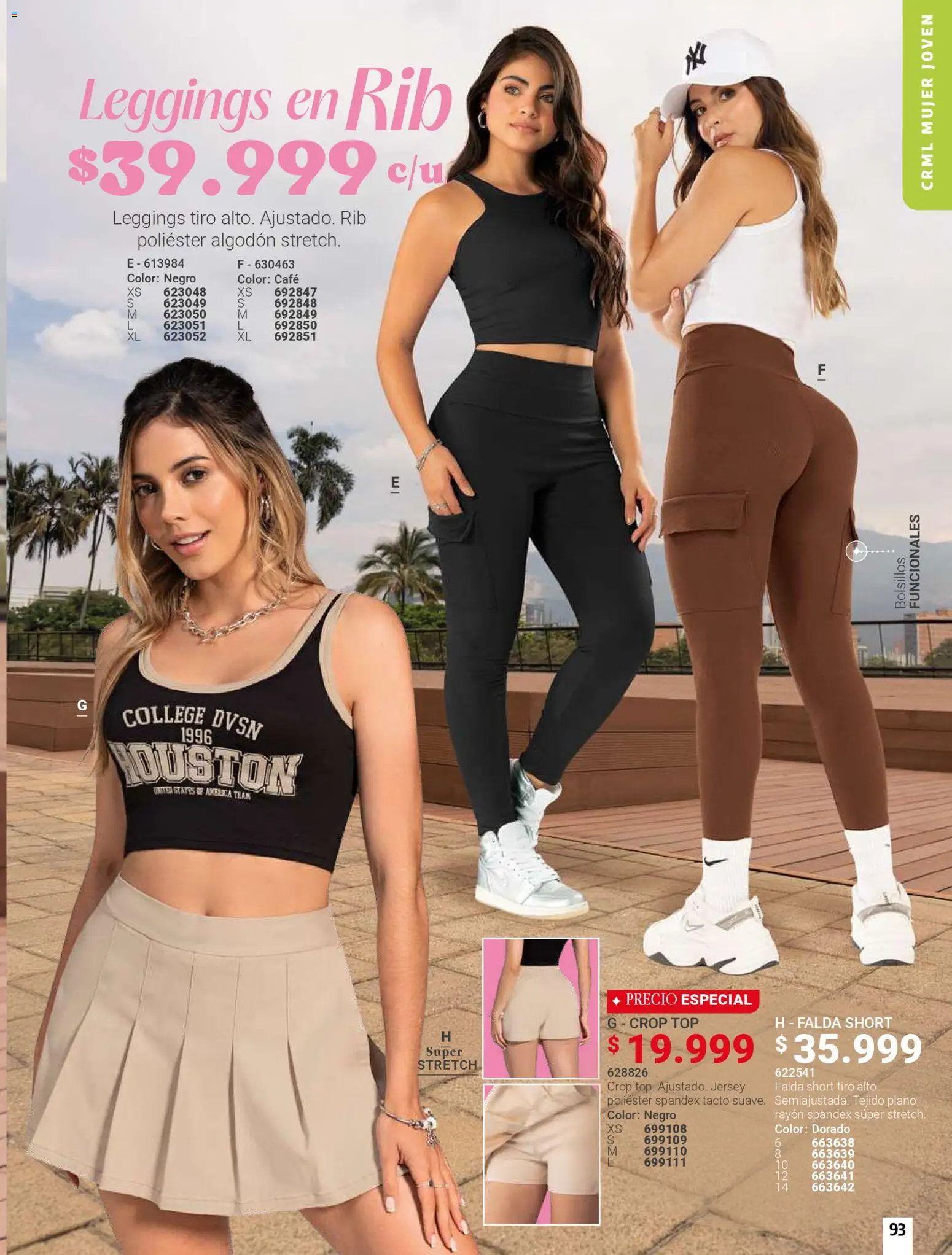 Carmel revista - valida desde el 01.04.2026 | Página: 93 | Productos: Falda, Short, Top, Café