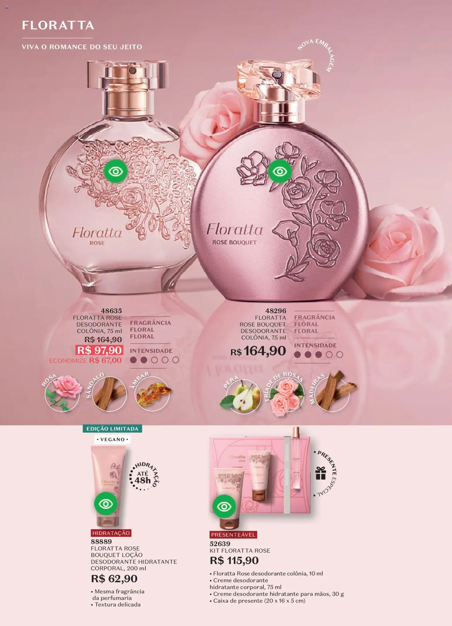 O Boticário Folheto - válido de 26.12.2025 | Página: 55 | Produtos: Fragrância, Madeiras, Desodorante, Caixa