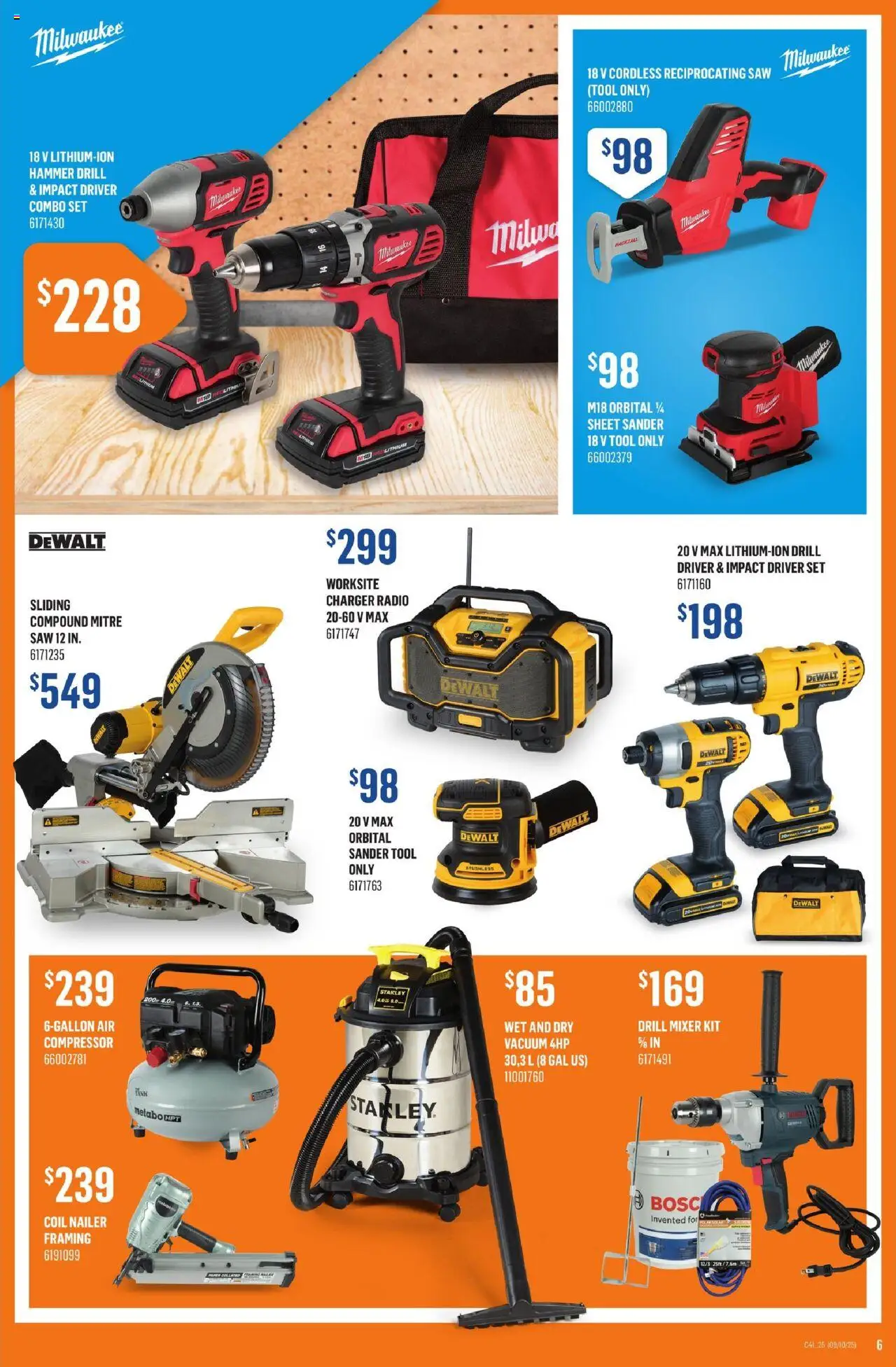 Canac flyer valid from 09.10.2025 | Page: 6 | Products: Radio, Mixer