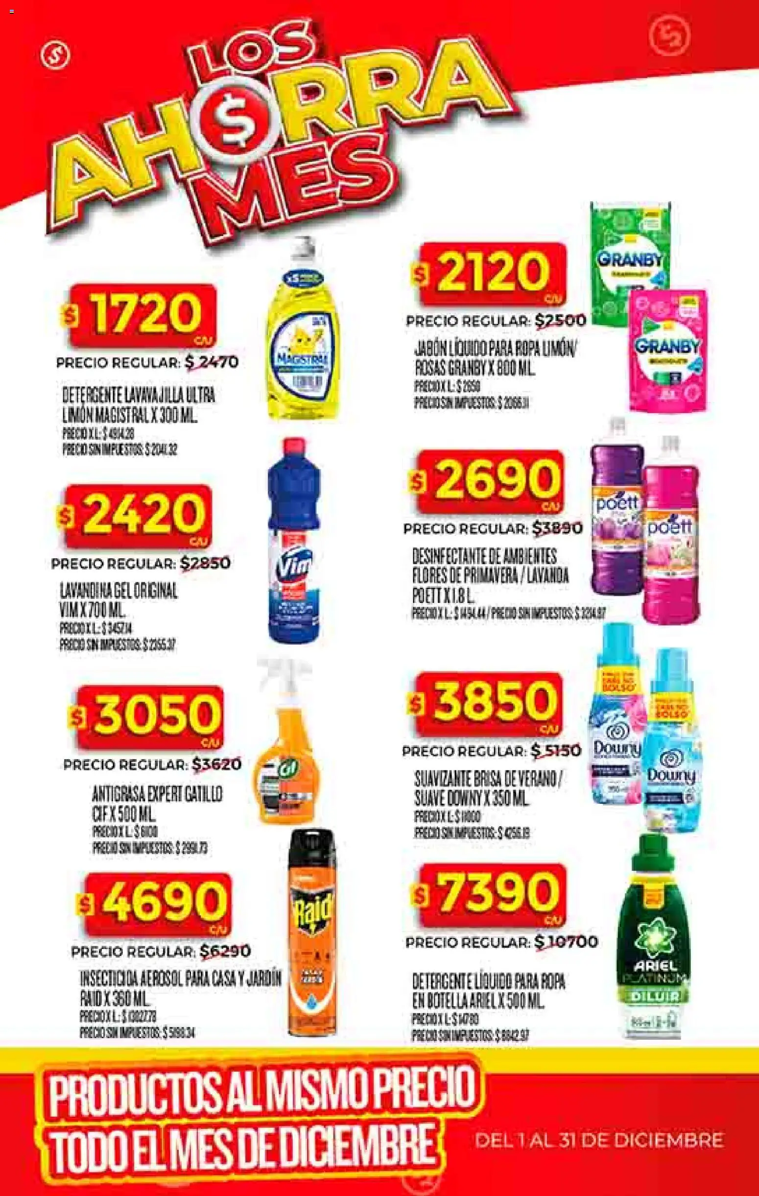 Dia - Ofertas - Salta y Jujuy │ válido desde el 17.12.2025 | Página: 40 | Productos: Desinfectante, Botella, Ropa, Suavizante