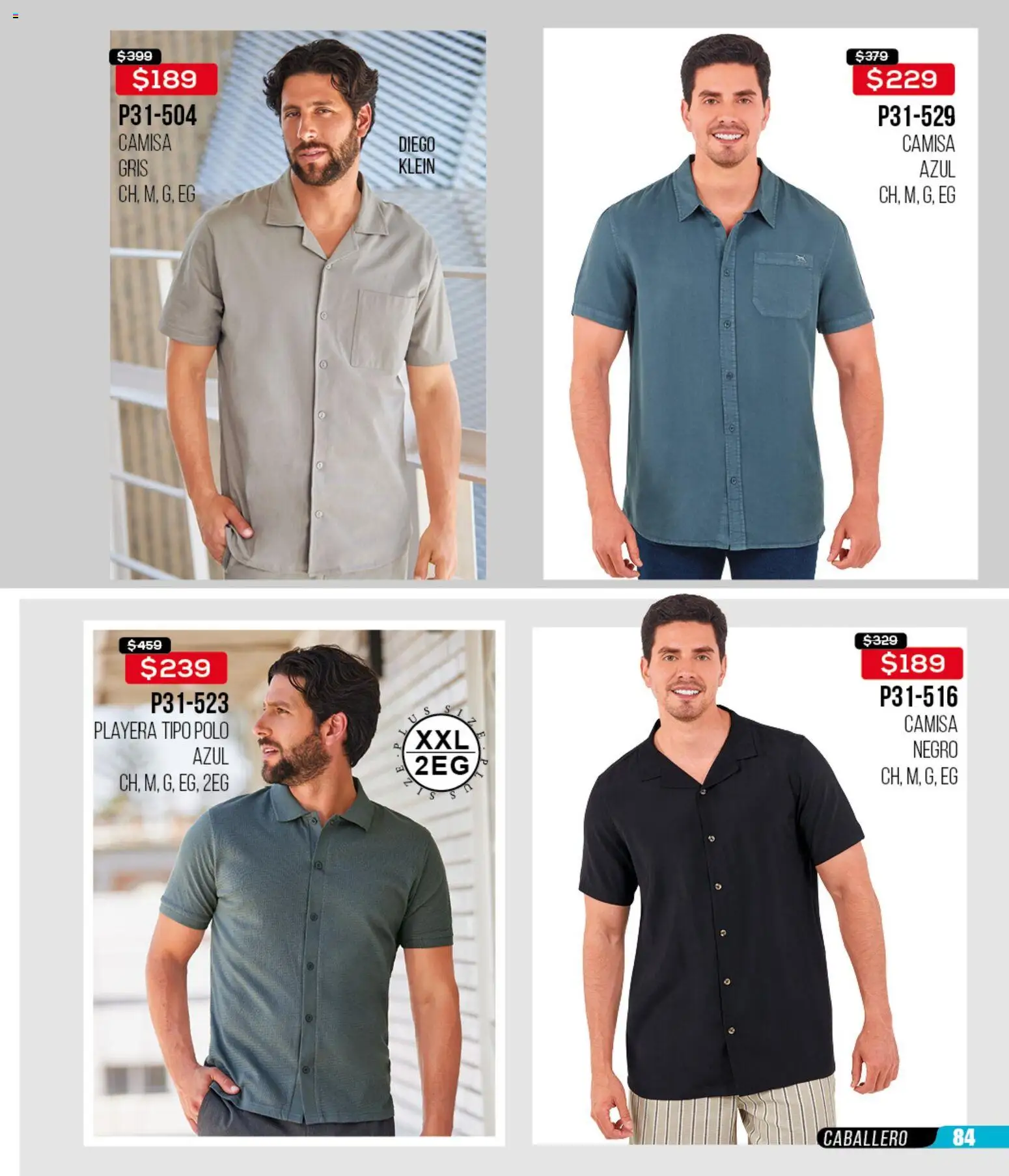 Nuevas ofertas de Cklass válidas en toda la República Mexicana desde el 16.02.2026. ¡Encuentra las mejores ofertas en Cklass catálogo Remate Ropa! | Página: 85 | Productos: Camisa, Playera