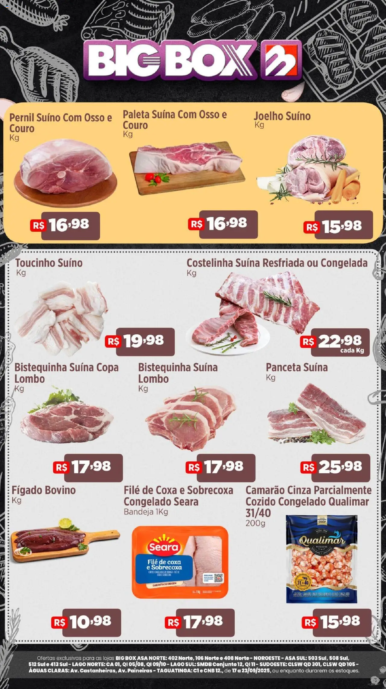 Big Box Folheto - válido de 17.09.2025 | Página: 2 | Produtos: Lombo, Camarão, Bandeja, Frango