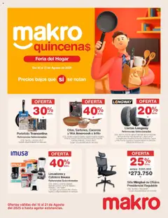 Makro - Catálogo -  Vista previa de la revista de la tienda Makro valido desde el 15.08.2025