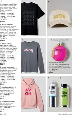 Avon Brochure - valid from 16.07.2025 | Page: 142 | Products: Pin, Fragrance, Cream, Cap