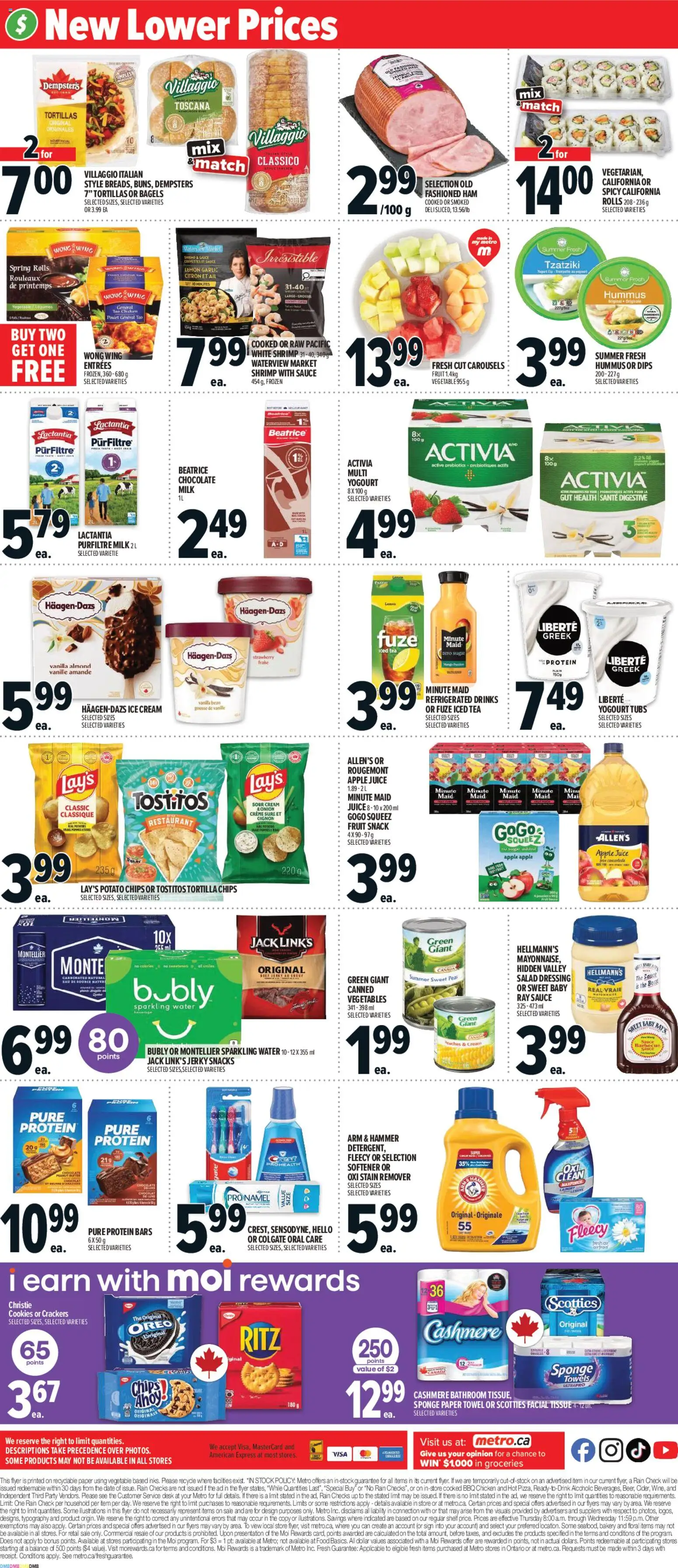 Metro flyer valid from 09.04.2026 | Page: 4 | Products: Sour cream, Salad, Bakery, Butter