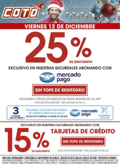 Vista previa Coto - Descuento válido desde el 12.12.2025