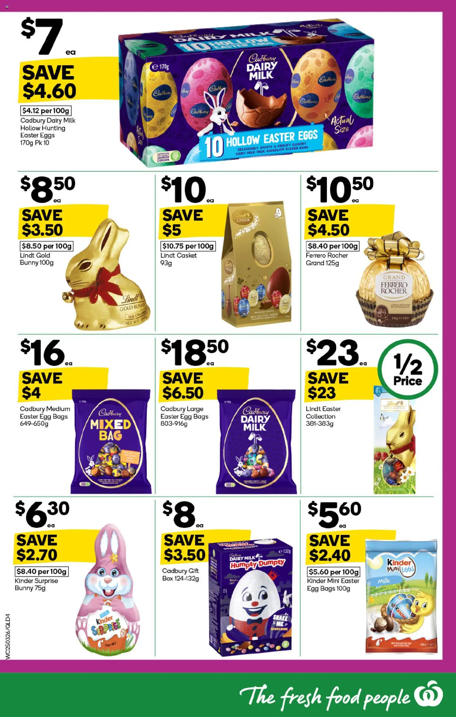 Woolworths catalogue - valid from 25.03.2026 | Page: 4 | Products: Box, Milk, Dairy, Chocolate