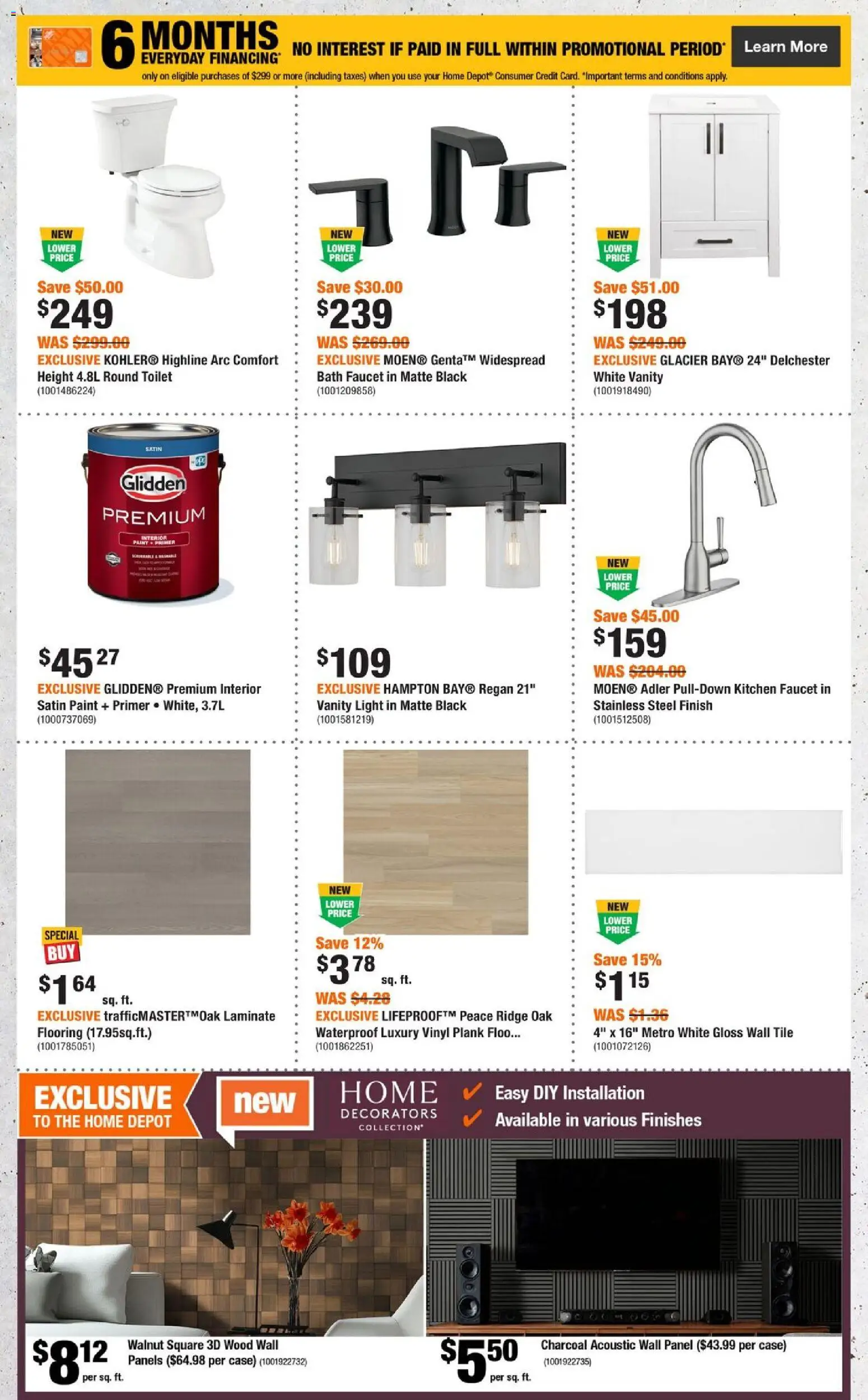 Home Depot flyer valid from 23.10.2025 | Page: 6 | Products: Case, Ridge, Bath