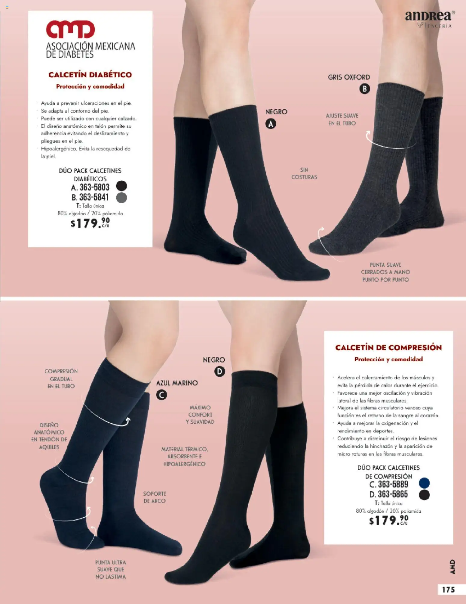 Nuevas ofertas de Andrea válidas en toda la República Mexicana desde el 25.01.2026. ¡Encuentra las mejores ofertas en Andrea catálogo Lencería & vestir interior! | Página: 71 | Productos: Contorno, Algodón