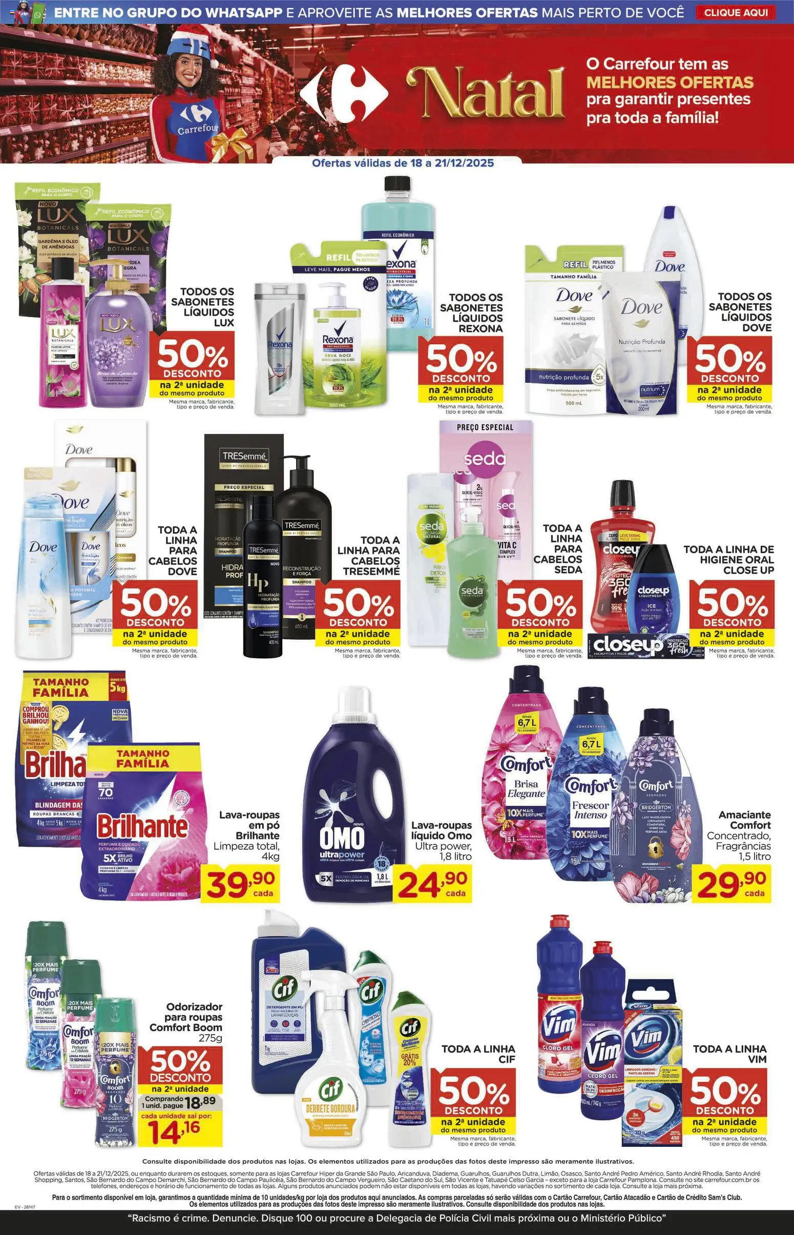 Carrefour Folheto - válido de 18.12.2025 | Página: 3 | Produtos: Perfume, Pó, Óleo, Dove