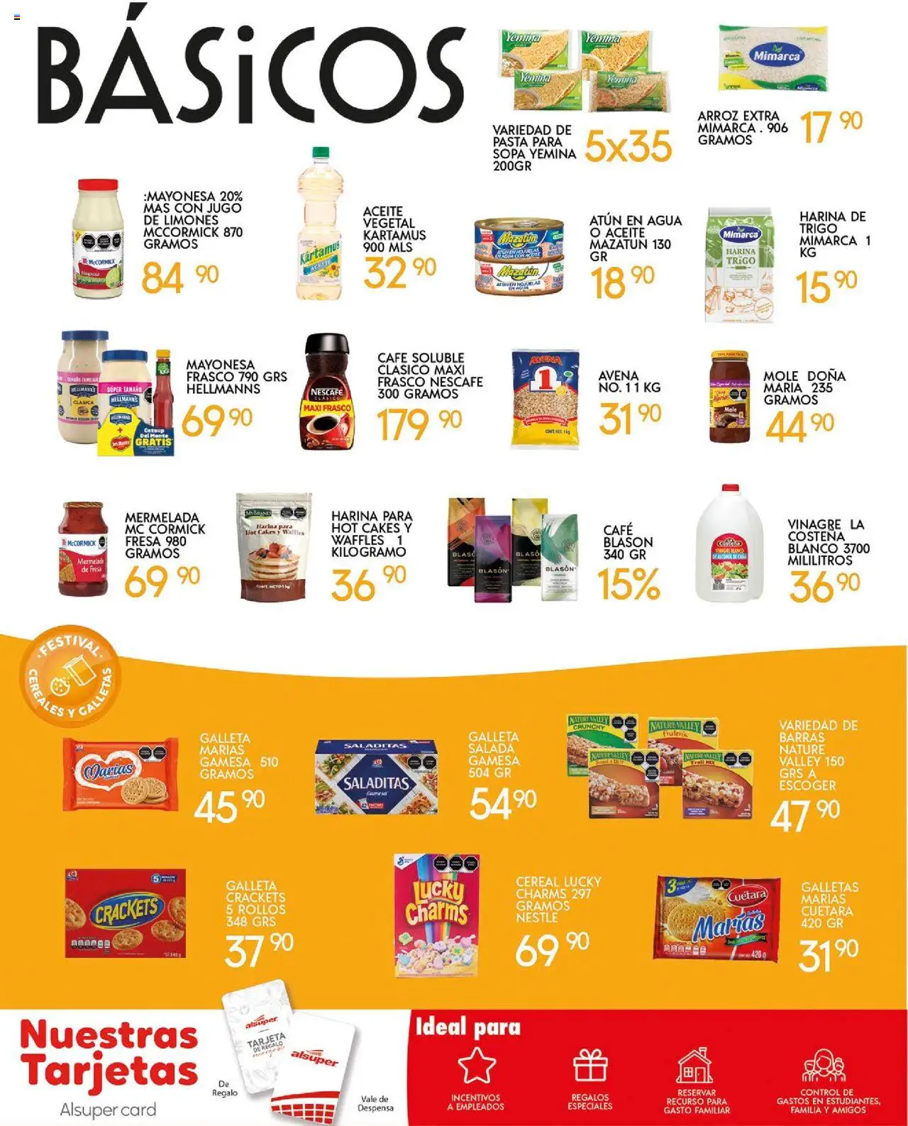 Nuevas ofertas de Alsuper válidas en toda la República Mexicana desde el 07.10.2025. ¡Encuentra las mejores ofertas en Alsuper - Folleto Durango! | Página: 6 | Productos: Atún, Aceite, Café, Cereales