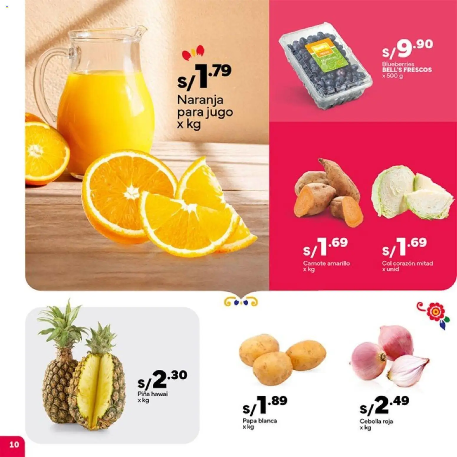 Catálogo Plaza Vea válido desde 14.11.2025 | Página: 10 | Productos: Jugo, Piña