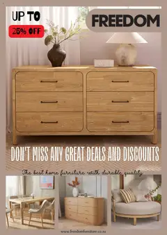 Freedom Furniture catalogue preview  - valid from 07.10.2025