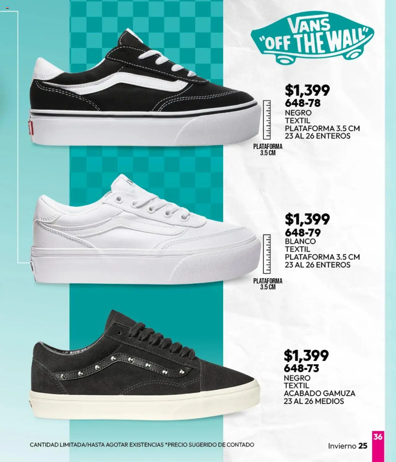 Nuevas ofertas de Cklass válidas en toda la República Mexicana desde el 16.09.2025. ¡Encuentra las mejores ofertas en Cklass - Catálogo Invierno Sportbrands! | Página: 37 | Productos: Gamuza