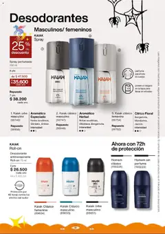 Natura revista - valida desde el 03.09.2025 | Página: 115 | Productos: Bolso, Perfume, Desodorante, Antitranspirante