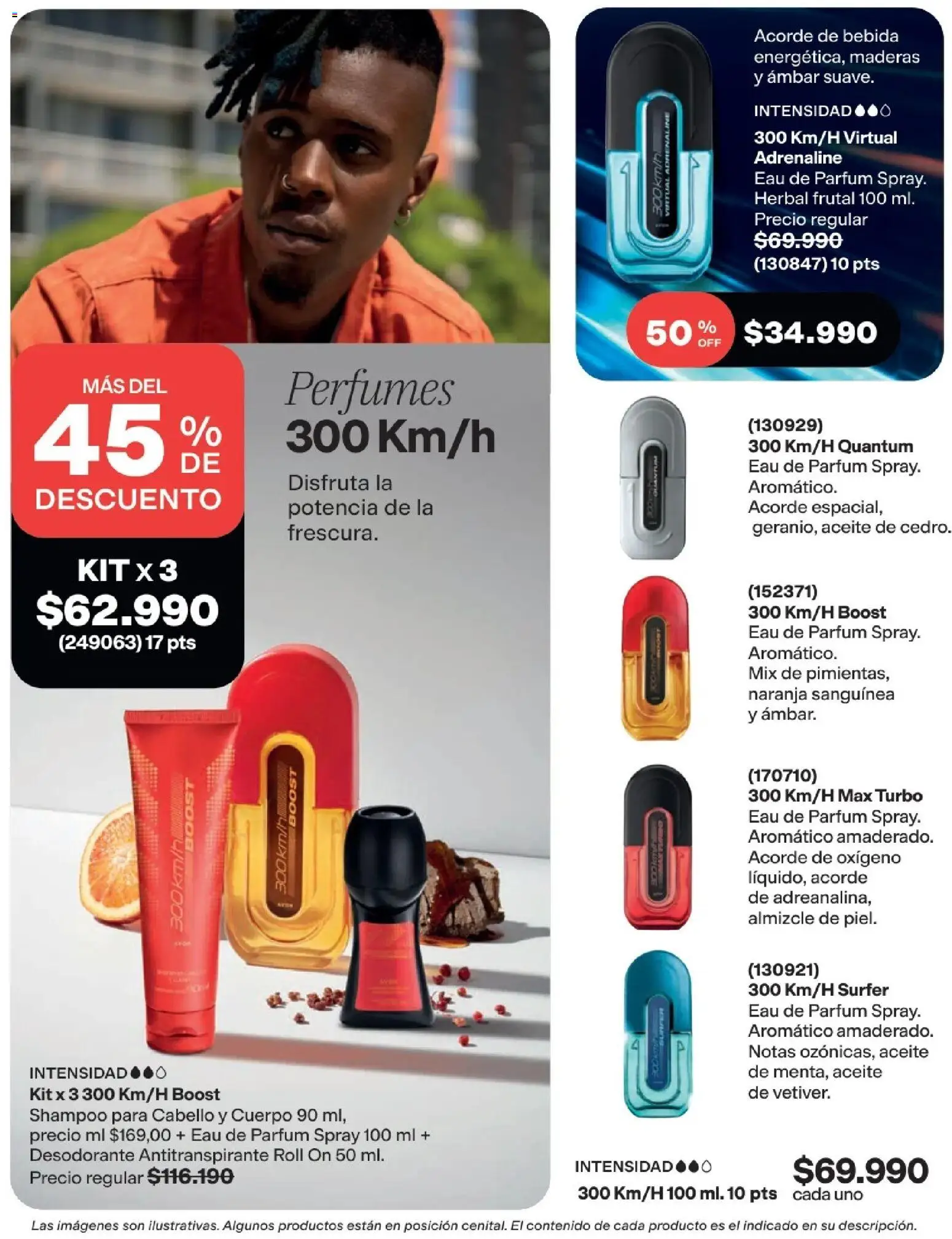 Avon revista - valida desde el 25.03.2026 | Página: 73 | Productos: Shampoo, Desodorante, Antitranspirante, Aceite