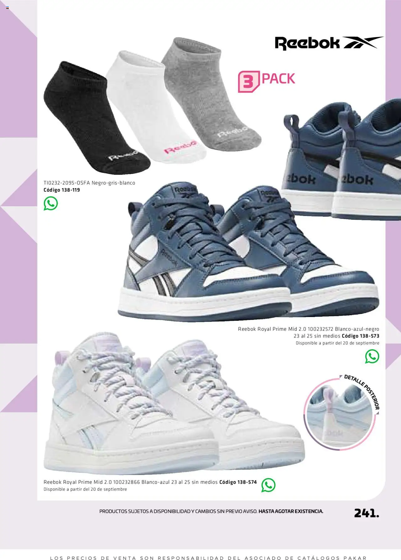 Nuevas ofertas de SC Pakar válidas en toda la República Mexicana desde el 29.08.2025. ¡Encuentra las mejores ofertas en SC Pakar - Catálogo Otoño Women! | Página: 241