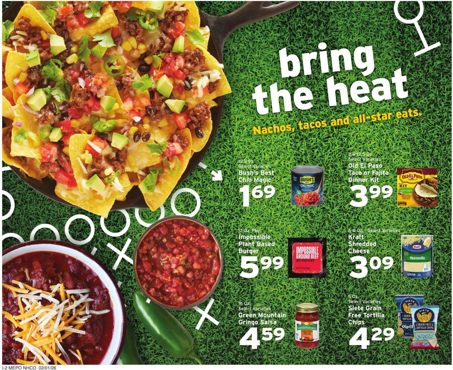 Hannaford Weekly Ad - valid from 01.02.2026 | Page: 10 | Products: Cheese, Beef, Chips