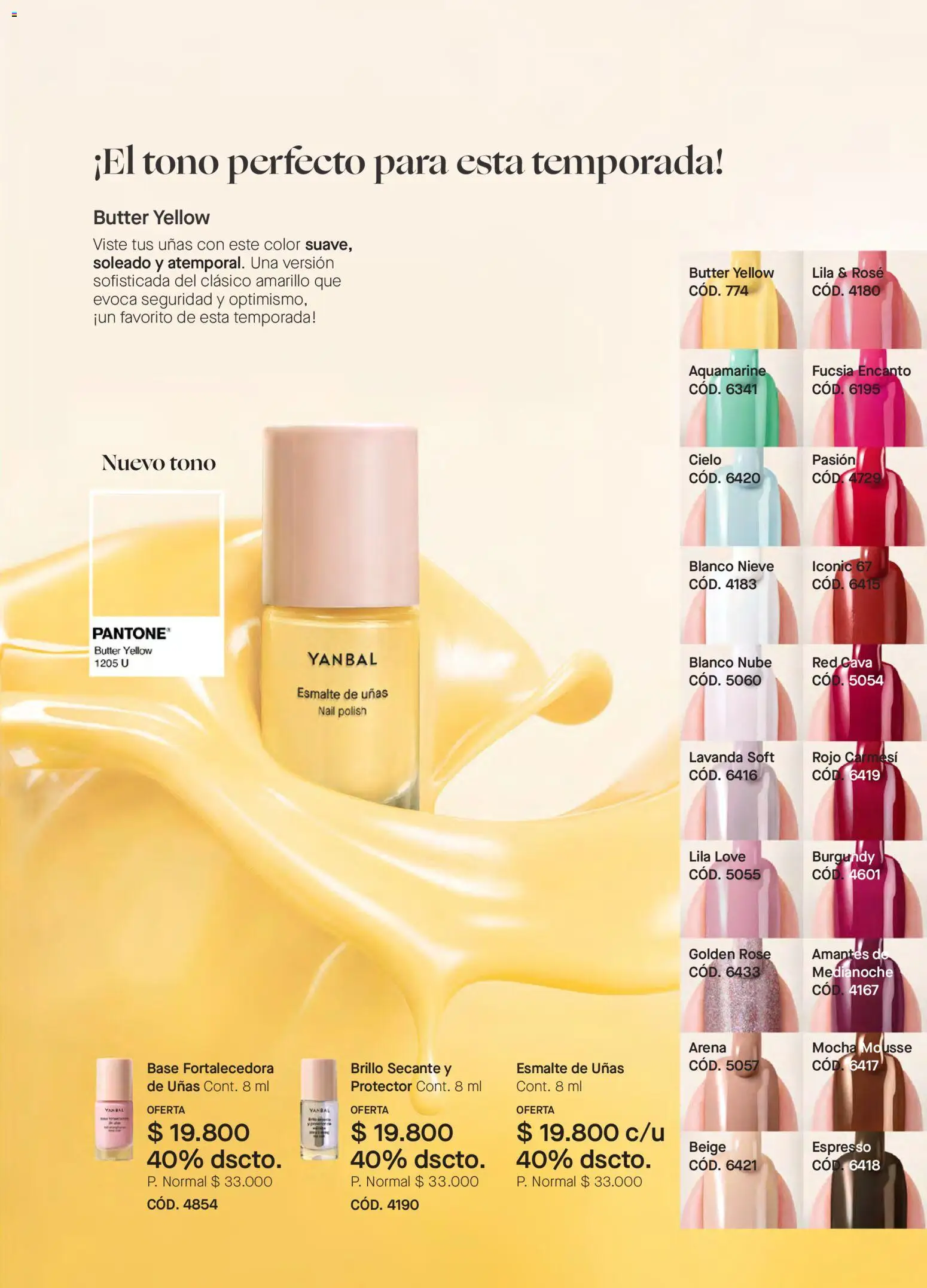 Yanbal revista - valida desde el 03.01.2026 | Página: 57 | Productos: Brillo, Esmalte de uñas, Mousse