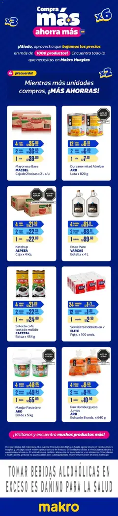 Vista previa de folleto Makro - Makro Volante Precios X Horeca Chorrillos de la Makro válido desde 23.07.2025