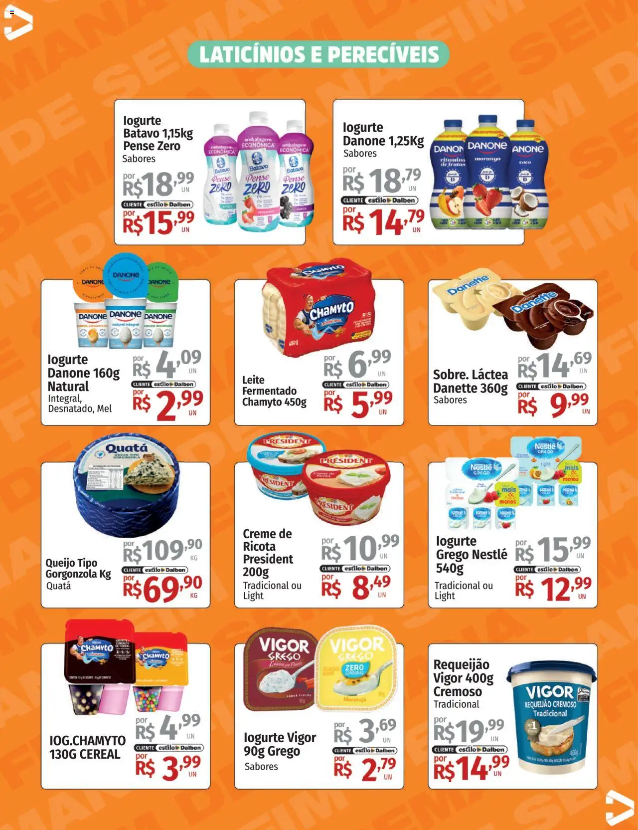 Supermercado Dalben Folheto - válido de 10.10.2025 | Página: 9 | Produtos: Coco, Maracujá, Ricota, Creme