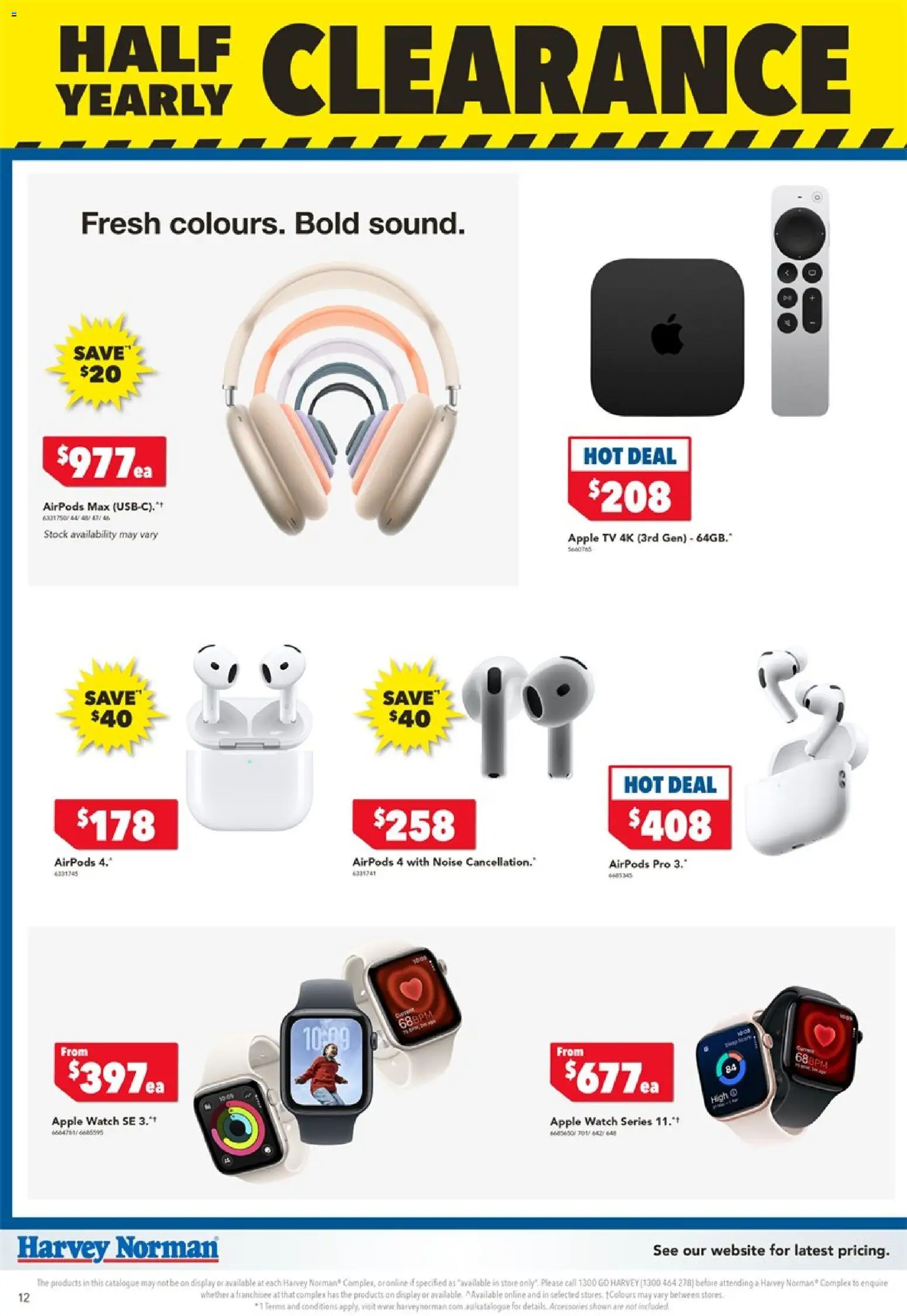 Harvey Norman catalogue - valid from 24.12.2025 | Page: 12 | Products: Accessories, Watch, Tv